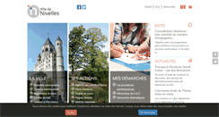 Desktop Screenshot of nivelles.be